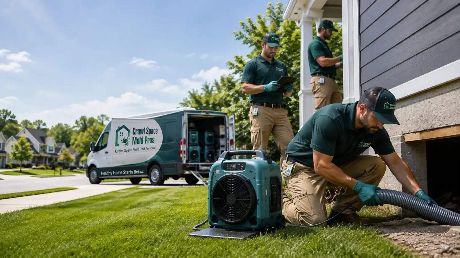 Crawl Space Mold Removal in Elburn, IL
